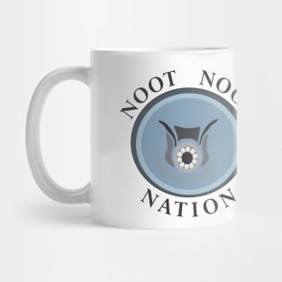 Water bear - Noot Noot Nation (oval badge) Mug